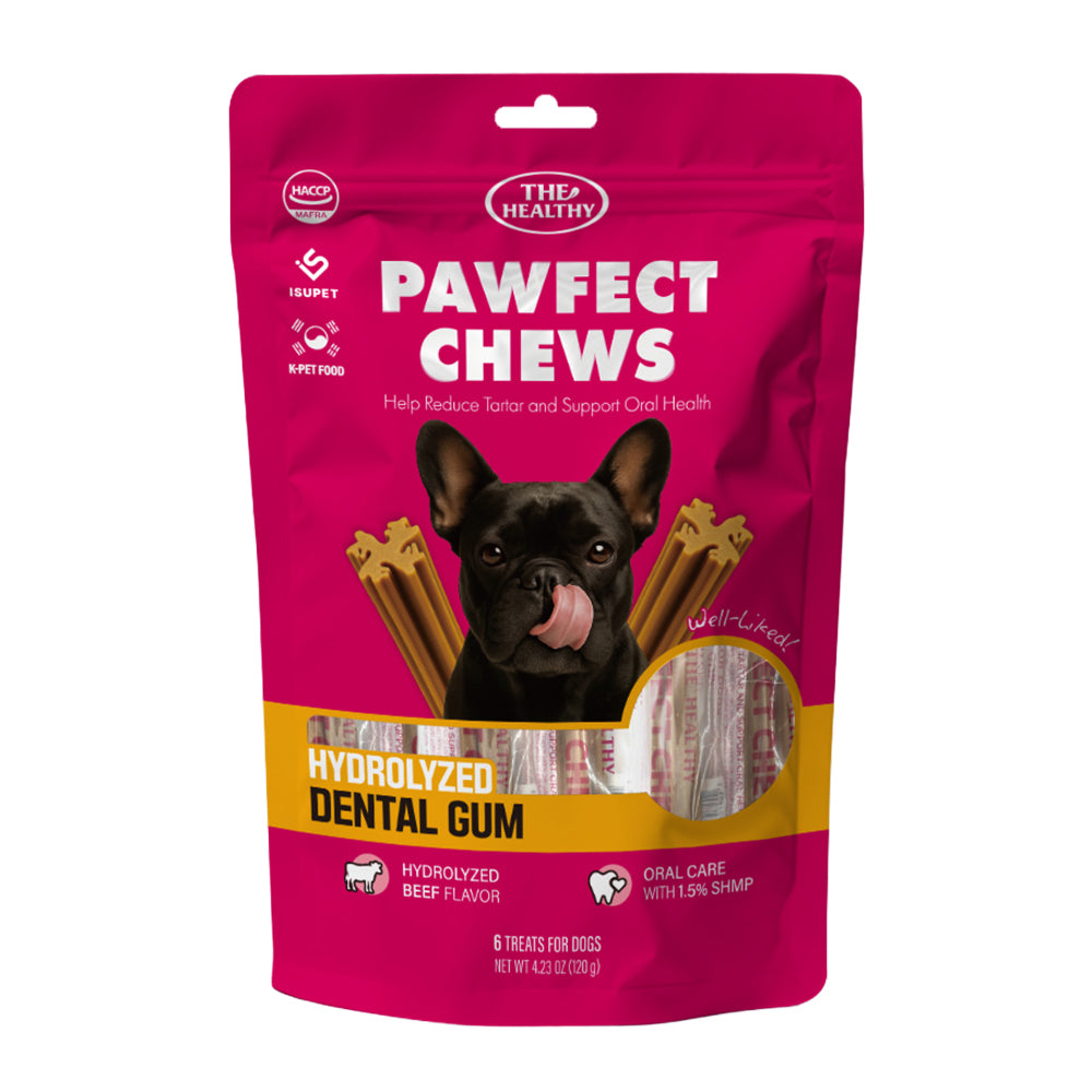 The Healthy Pawfect Chews Beef Dog Dental Treat,  Pack of 6
